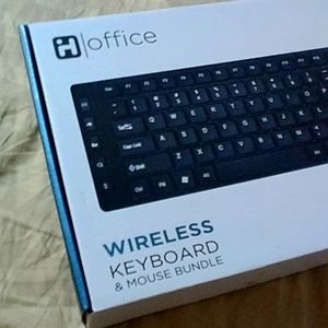 IHOME,/OFFICE WIRELESS KEYBOARD & WIRELESS MOUSE BUNDLE